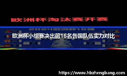 欧洲杯小组赛决出前16名各国队伍实力对比